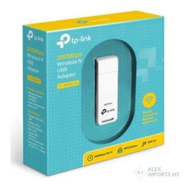 Imagem de Adaptador Wifi Tp-link Usb Tl-wn821n V6 300mbps Barato - Alex Imports 
