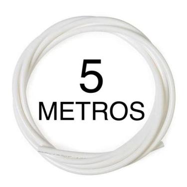 Imagem de Mangueira Para Filtro Purificador Bebedouro 1/4 - 5 Metros (Branca) - 