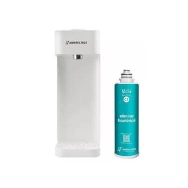 Imagem de Purificador de Água Facile C7 Branco Remove Bactérias, Cloro. - HIDROF