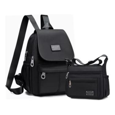 Imagem de Kit Mochila Viagem & Bolsa Resistente Academia Impermeável - Alwy, Pre