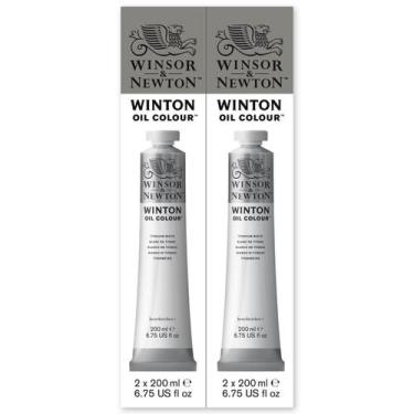 Imagem de Tinta Óleo Winton 200ml Winsor & Newton C/2 Titanium White 