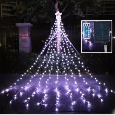 Imagem de Pisca pisca conjunto natalino tipo cascata branco 300 lamp cachoeira -