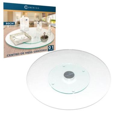 Imagem de Prato Giratório De Vidro Temperado Super Resistente 80Cm - Tuberias