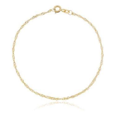 Imagem de Pulseira Singapura Feminina 17cm 1,2mm Ouro 18k 750 - Thile Jóias