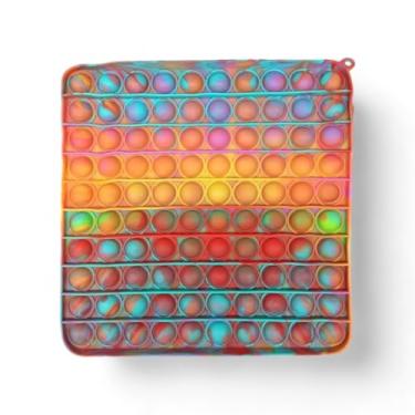 Imagem de Brinquedo Pop It Fidget Toy Anti Stress Sensorial Aumenta Criatividade Grande Coloridos (PP38069)