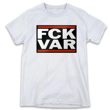Imagem de 1 Camiseta Fck Var Anti Var Futebol Juiz Arbitro Personalizada - W3Art