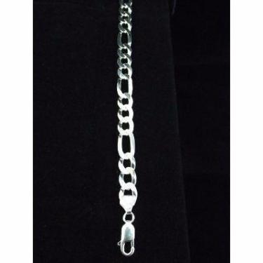 Imagem de Pulseira Italiana 3 Em 1 Grossa Masculina De Prata 925 - DG Presentes