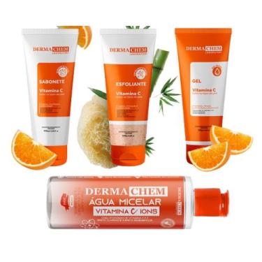Imagem de Skincare Kit Preparação E Cuidado Com Pele Vitamina C - Dermachem