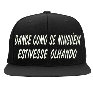 Imagem de Boné Bordado - Dance Como Se Ninguem Estivesse Olhando Psy Frases Danc