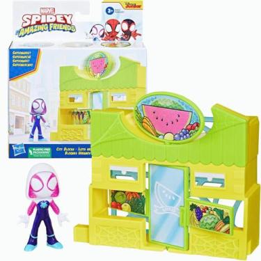 Imagem de Ghost Homem Aranha Spidey e Seus Amigos no Mercado Cidade - Hasbro