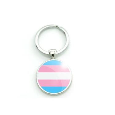 Imagem de Chaveiro Bandeira Trans Diversidade TRANSGÊNERO LGBTQ+ - RECANTOASTRAL