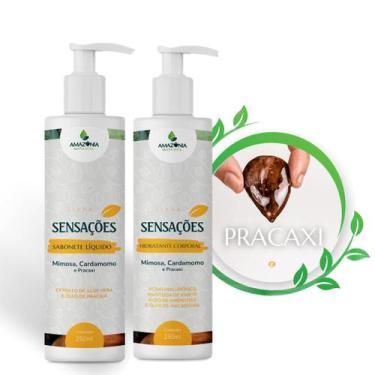 Imagem de Kit Loção Hidratante Corporal + Sabonete Líquido De Pracaxi  - Amazôni