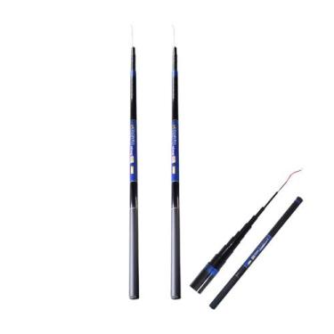 Imagem de Kit 2 Vara de Pesca Telescópica em Fibra de Vidro com Capa Protetora d