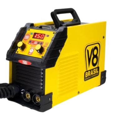Imagem de Máquina inversora de solda multiprocesso mig 150i v8 brasil - V8BRASIL