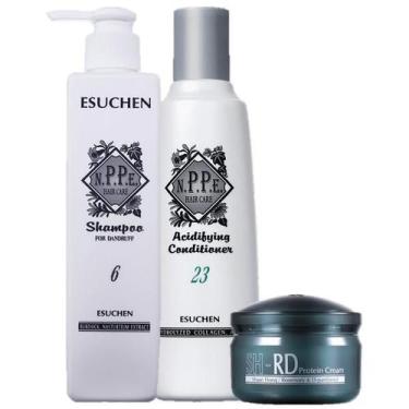 Imagem de NPPE Herbal N 6 Shampoo Dandruff N 23 Condicionador 250ml e Protein Cr