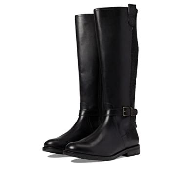 Imagem de Cole Haan Bota feminina Clive Stretch Knee, Couro preto, 5