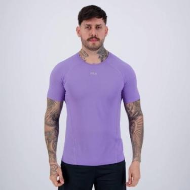 Imagem de Camiseta Fila Bio III Lilás-Masculino