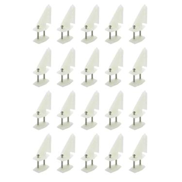 Imagem de 20PCS Plastic Control Horn 4 Hole Control Horn with Screws for RC Airplane Plane Helicopter DIY Model Toy Parts