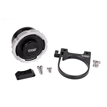 Imagem de Wooden Camera Adaptador E-Mount para PL Mount Pro compatível com Sony FX6, com calços ajustáveis, anel de suporte de lente e tampa PL