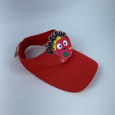 Imagem de Boné Infantil Viseira Com Proteção Solar Dinosssauro Estilo e Seguranç