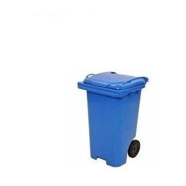 Imagem de Lixeira Contentor Plastico Tipo Gari 240 Litros - JSN, Preto