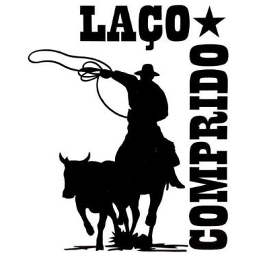 Imagem de Adesivo Laço Comprido SV2009 - Preto - Selaria Vertentes