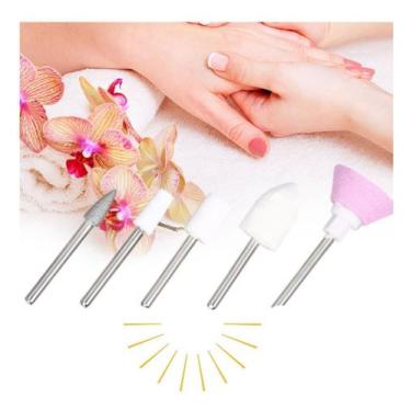 Imagem de Kit Brocas Cerâmica E Diamantada Para Micromotor Manicure - Sou Mais P