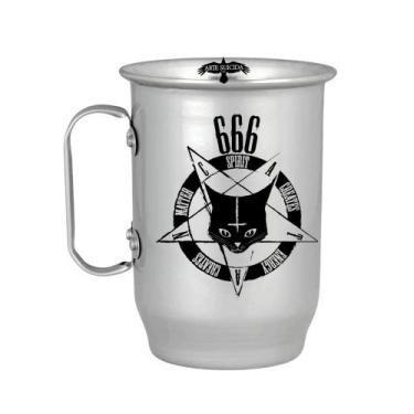 Imagem de Caneca Aluminio Simbolos 666 Pentagrama - Alabama Stamp