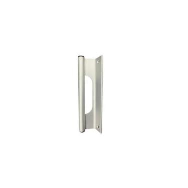 Imagem de Puxador Porta Portao Aluminio Madeira Buzio Fosco PUX-157 195mm Alumif