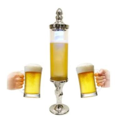 Imagem de Torre Chopp com led Iluminação 2 Litros Resfriador - A.R Variedades MT