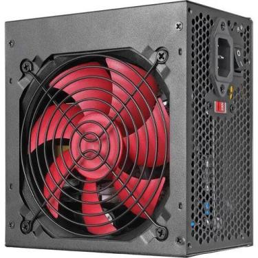 Imagem de Fonte Gamer Fortrek 500W ATX Crusader Bivolt - Preto