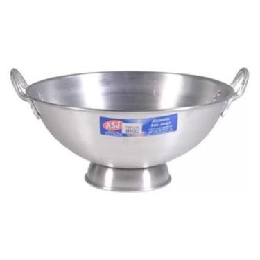 Imagem de Escorredor de Arroz Industrial Alumínio 40cm São Jorge - Aluminio Sao 