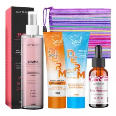 Imagem de Kit Skincare Limpeza De Pele Necessarie Bruma Facial Hidrata - Nova Av