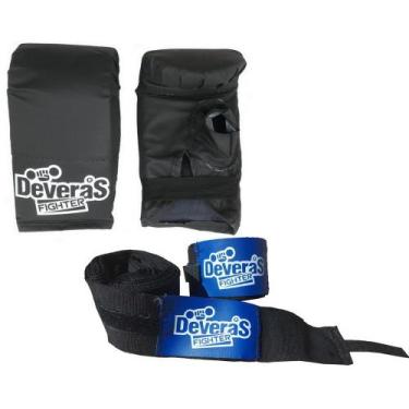 Imagem de Kit boxe infantil com luva para boxe infantil - luva bate saco - e ban