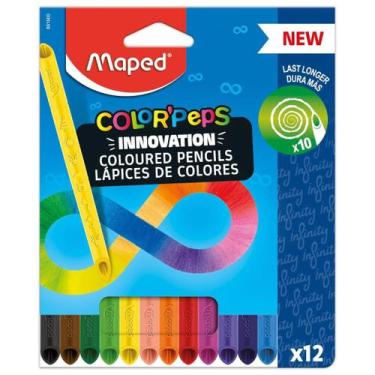 Imagem de Lápis De Cor Colorpeps Infinity 12 Cores Maped