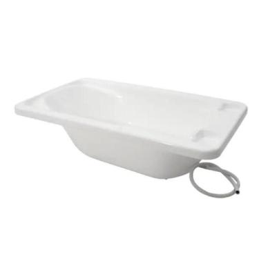Imagem de Banheira para Bebê Plástica Galzerano Branco com Saboneteira, U, BRANC