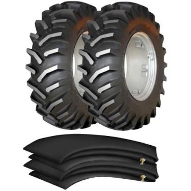 Imagem de Kit 2 Pneus 6.5/80-12 4 Lonas Frontiera 2 Maggion + 2 Camaras - Maggio