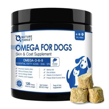 Imagem de Suplemento de óleo de peixe Nature Target Omega 3 para cães 120 ct