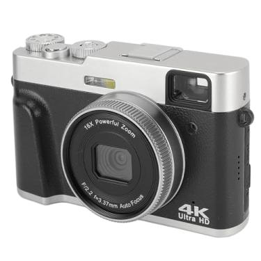 Imagem de Câmera Digital 4K Câmera Aponte e Dispare de 48 MP Com 6X Digital M, Shake, Tela 2.8i, Câmera Compacta de Viagem (Preto)