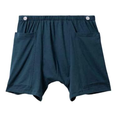 Imagem de DURASIKO Calça feminina para urina, shorts de cateter, calça para cuidados com incontinência, bolsa de drenagem de urina, design de bolso duplo, roupas de cuidados para mulheres incontinentes