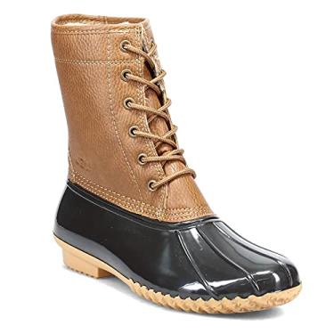 Imagem de JBU by Jambu Bota feminina Maplewood à prova d'água chuva cano médio, Marrom chocolate, 8