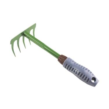 Imagem de Fenteer Ferramenta Extrator de Ervas Daninhas Ancinho Manual Multifuncional para Capina de Quintal