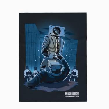 Imagem de Franco Skibidi Roupa de cama para jogos de banheiro super macia e aconchegante, 117 x 152 cm, (produto oficialmente licenciado)