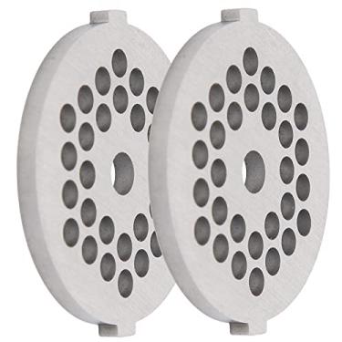 Imagem de Placa de Moagem de Aço Inoxidável de Qualidade Alimentar, Lâmina Picadora Elétrica de 2 Peças para Disco Picador de Carne, Adequada para Moedor de Carne 5#, Moedor Tipo B (Faca