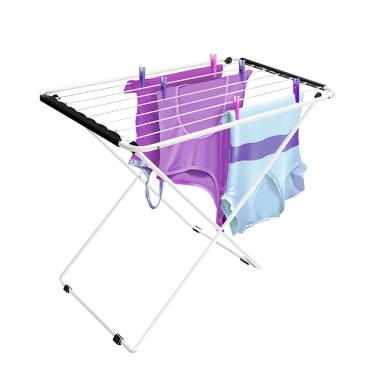 Imagem de Varal  De Chao Sem Aba MILANO - ACO - BRANCO