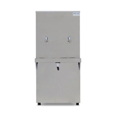 Imagem de Bebedouro Purificador Industrial Blue Coluna 2 Torneiras Gelada 50L PIC50L127VG-2T Inox 127V
