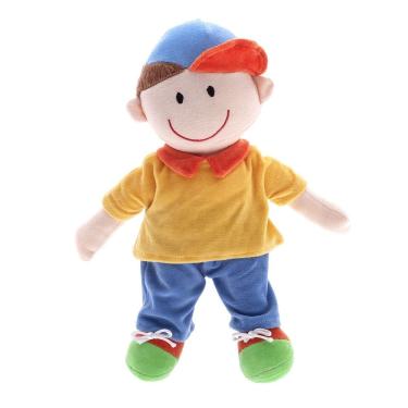 Imagem de Boneco De Pano Antalergico Zip Toys Matheus Colorido Lavavel