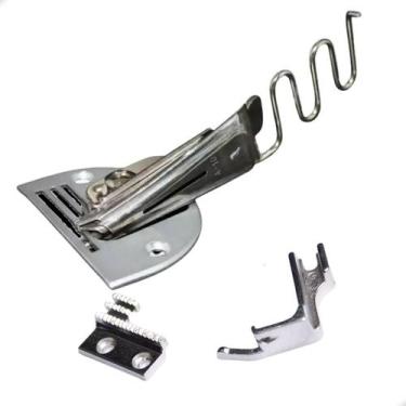 Imagem de Aparelho Reta Industrial Viés Completo Chapa Calcador Dente - Great Kn