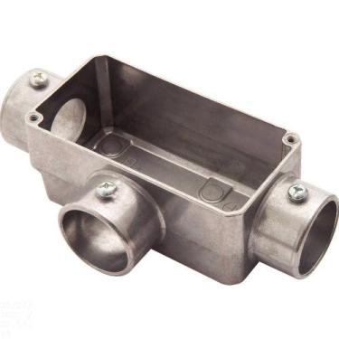 Imagem de Condulete Fixo 1" Tipo "t" - Sem Tampa / Sem Rosca / Sem Pintura Tramo