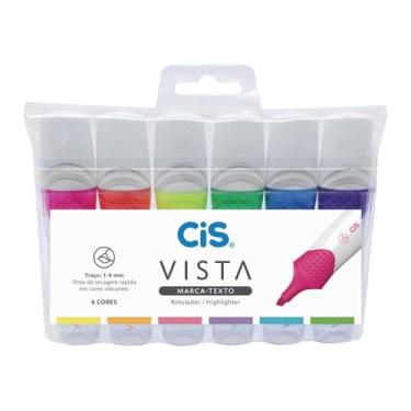 Imagem de Sertic Marca Texto CIS Vista, Estojo com 6 cores, Multicor